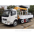 Dongfeng 3ton 4x2 truck with crane